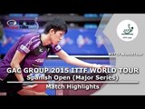 Spanish Open 2015 Highlights: YOSHIMURA Maharu vs WONG Chun Ting (FINAL)