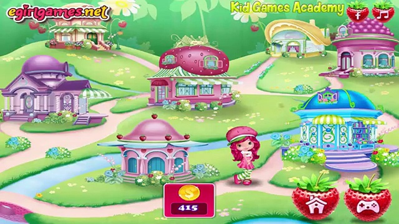 Клубника поход по магазинам веселье клубника песочное печенье поход по магазинам и платье вверх игра для Дети