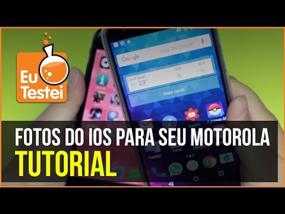 Exporte as fotos do iPhone para seu Motorola - Tutorial EuTestei