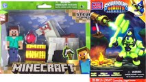 Minecraft Steve & Horse / Hostile Mobs Pack - Unboxing [Series 2]