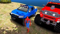#Spiderman #cartoon #Police #Monster #Truck #Colors #Cars #Nursery #Rhymes #Kids #Songs