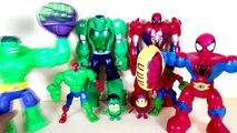 Spiderman vs Hulk collection - titan hero series, Playskool heroes, Super hero mashers toy