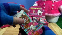 Hello Kitty Lunch Box Surprise Eggs Disney Frozen Anna Elsa, Glitzi Globes Fashems Shopkin