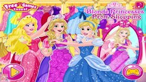 Disney Princesses Prom Shopping - Princess Rapunzel Cinderella and Aurora Dress Up Game