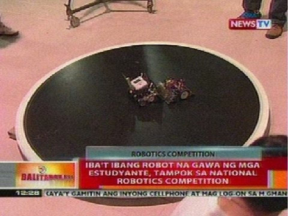 BT: Iba't ibang robot na gawa ng mga estudyante, tampok sa Nat'l Robotics Competition