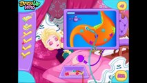 Disney Princess Frozen Games - Elsa`s Stomach Virus - Disney Frozen Games for Girls