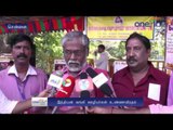 Indian bank staffs hunger strike in Chennai