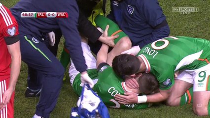 Effrayante blessure de Seamus Coleman 24-03-2017