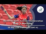 2015 ITTF-North America Championships - Day 2 Morning