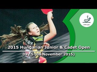 2015 Hungarian Junior & Cadet Open - Day 5
