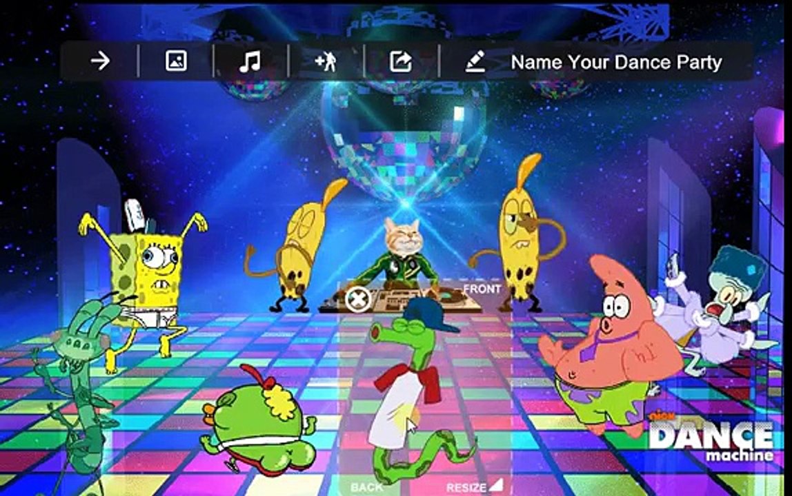 Nickelodeon: Dance Machine - Squarepants is dancing!