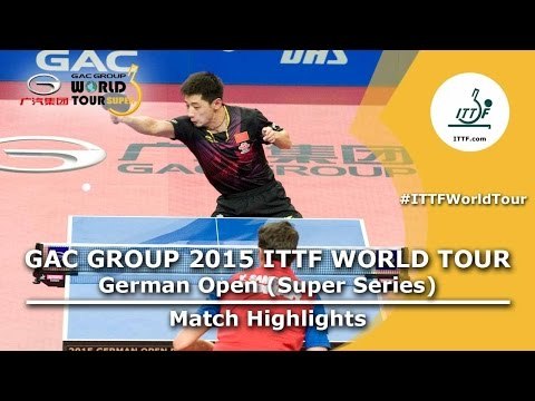 German Open 2015 Highlights: SAMSONOV Vladimir vs ZHANG Jike (1/4)
