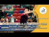 German Open 2015 Highlights: MIZUTANI Jun vs YAN An (1/4)