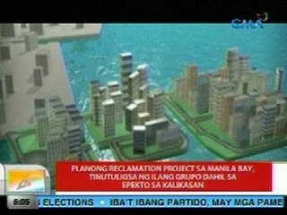 UB: Planong reclamation project sa Manila Bay, tinutuligsa ng ilang grupo