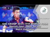 Spanish Open 2015 Highlights: MATSUDAIRA Kenta vs WONG Chun Ting (1/2)