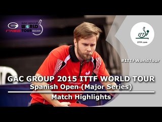 Spanish Open 2015 Highlights: PERSSON Jon vs LI Ping (1/32)