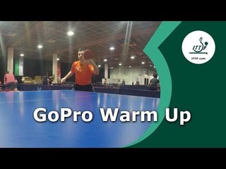Table Tennis Warm Up From a Different Angle
