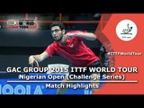 2015 ITTF NIGERIAN OPEN; Quarter Finals Highlights 1