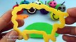 Play Dough Apples Smiley Face with Animal Molds Fun and Creative for Children