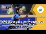 Qatar Open 2015 Highlights: YANG Haeun vs SAMARA Elizabeta (1/2)