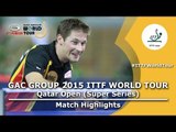 Qatar Open 2015 Highlights: SAMSONOV Vladimir vs STEGER Bastian (Round Of 16)