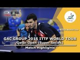 Qatar Open 2015 Highlights: FREITAS Marcos/GACINA Andrej vs CALDERANO Hugo/TSUBOI Gustavo (FINAL)