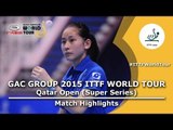 Qatar Open 2015 Highlights: AL-ABRI Noora vs KUMAHARA Caroline (Pre. Rounds)