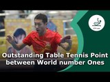 Outstanding Table Tennis Point between the World's numbers one