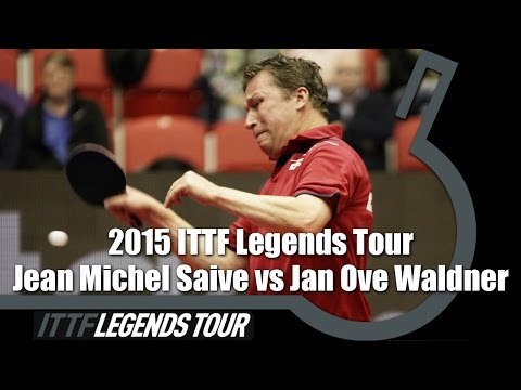 Legends Tour 2015 FULL MATCH: Jean Michel Saive vs Jan Ove Waldner (1/2)