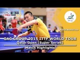 Qatar Open 2015 Highlights: ALMUGHANNE Fahed vs YANG Zi (Pre. Rounds)