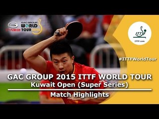 Kuwait Open 2015 Highlights: FEGERL Stefan vs MA Long  (Round 32)
