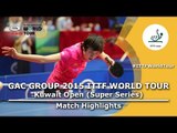 Kuwait Open 2015 Highlights: DING Ning vs NOSKOVA Yana (Round 32)