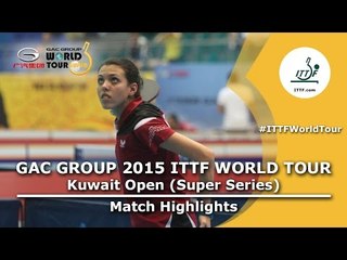 Kuwait Open 2015 Highlights: TROSHNEVA Elena vs HELMY Yousra (Pre. Rounds)