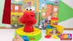 PLAY-DOH Elmo Shape Spin Sesame Street Play Set Talking Teaching Elmo Toy Review HobbyKids