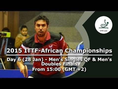 2015 ITTF-African Championships Day 6 - Men's Singles QF, Men's Doubles Finals