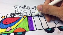 PEPPA PIG Coloring Book Pages Kids Fun Art Activities Videos for Children learning Rainbow