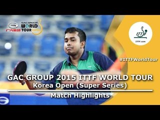 Korea Open 2015 Highlights: CHEON Minhyuck vs GHOSH Soumyajit (Pre. Rounds)