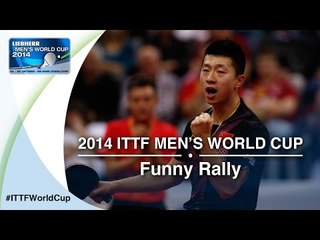 Funny End to a Table Tennis Match