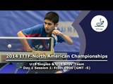 2014 ITTF-North American Championships (U18 Singles & U18 Boys' Team)