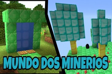 Minecraft - PORTAL PARA MUNDO DOS MINÉRIOS