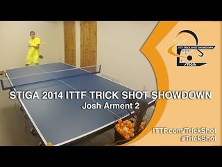 Josh Arment 2 - STIGA 2014 Table Tennis TrickShot Showdown