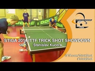 Stanislav Kučera - STIGA 2014 Table Tennis TrickShot Showdown