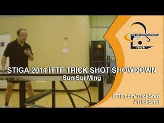 Sun Sui Ming - STIGA 2014 Table Tennis TrickShot Showdown