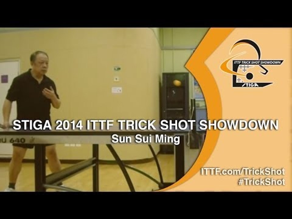 Sun Sui Ming - STIGA 2014 Table Tennis TrickShot Showdown