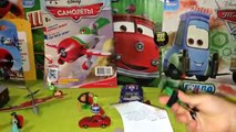 Киндер Яйцо Тачки и Журнал Самолеты на русском,Zaini Surprise Eggs Disney Cars как Kinder