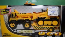 Excavator and Bulldozer Construction Toys - Paw Patrol Mighty Machines - Cement Truck and
