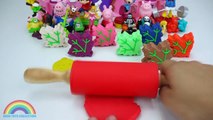 Play doh Cake How to make Purprise Toys! DIY playdough desserts Food