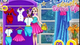 Стенной шкаф дисней платье Эльза Эльзы для замороженные игра девушки Принцесса вверх ♥ ♥ ♥ ♥