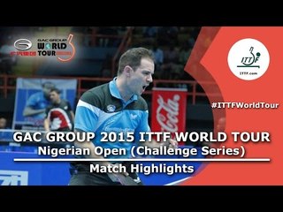 2015 ITTF NIGERIAN OPEN: Round of 16 Highlights