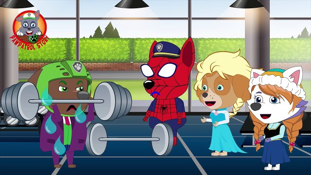 Paw Patrol Joker Performing Weightlifting Fail ⒻⓊⓁⓁ Episodes! Animation Movies For Kids